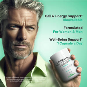 Liposomiale Nicotinamide Riboside integratore 500mg NR betaina anidro Pterostilbene supporto energetico - Product Image 6