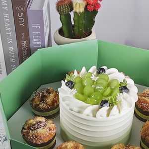 Sunshine Custom pink Wedding Favor Designs Round Cylinder square <b>Packing</b> for 6 8 10 12 14 Inch Tall Cake <b>Box</b> with Window - Product Image 2