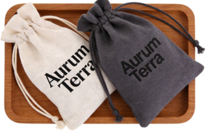 Bolsa de Tela Ecológica Personalizada de Muselina de Algodón Orgánico Blanco Liso con Cordón para Zapatos - Product Image 4