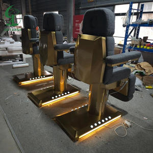 Jincheng, belleza moderna, tela de lana de cordero, salón de maquillaje Facial, cama de lujo 3/4, Motor eléctrico, Control de pies, cama de masaje con lámpara - Product Image 3