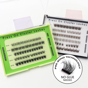 Ciglia Finte Lazygirl Press-On, Senza Colla, Fatte a Mano, Cruelty-Free, in PBT Coreano, Durata 7-15 Giorni, Origine Shandong, Alta Qualità - Product Image 1