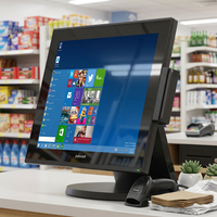 Terminal Punto de Venta Todo en Uno con Pantalla Táctil LCD de 22 Pulgadas, Intel Quad Core, S-WAVEPOS 66 Original de Taiwán