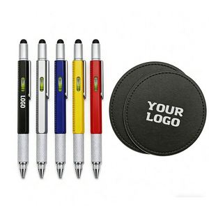 Stylo bille multifonctionnel personnalisé avec logo pour cadeaux promotionnels en gros - Product Image 1