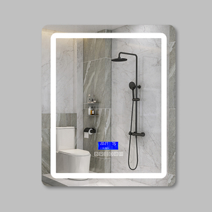 Hot bán không khung backlit <span class=keywords><strong>Led</strong></span> treo tường phòng tắm gương chống sương mù với Bluetooth âm nhạc Loa phòng tắm gương - Product Image 4