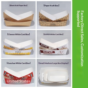 Boîte <span class=keywords><strong>de</strong></span> transport rectangulaire jetable en carton <span class=keywords><strong>blanc</strong></span> <span class=keywords><strong>de</strong></span> qualité alimentaire <span class=keywords><strong>pour</strong></span> nuggets <span class=keywords><strong>de</strong></span> poulet, <span class=keywords><strong>frites</strong></span>, ailes <span class=keywords><strong>de</strong></span> barbecue, fruits - Product Image 3