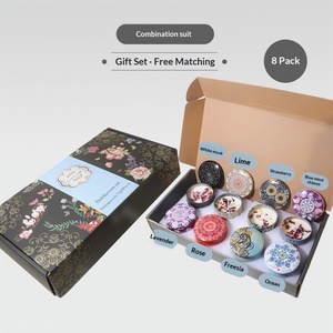 Candela Aromaterapica in Cera di <span class=keywords><strong>Soia</strong></span> con Fiori Secchi - Bomboniere per Matrimoni, Regali di Compleanno, Personalizzazione Disponibile, Vendita all'Ingrosso - Product Image 2