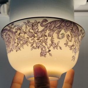 Juego de Tazas de Té de Cerámica, Tazas de Café de Porcelana con Asa Dorada, Juego de Tazas y Platillos con Cuchara para la Familia - Product Image 4