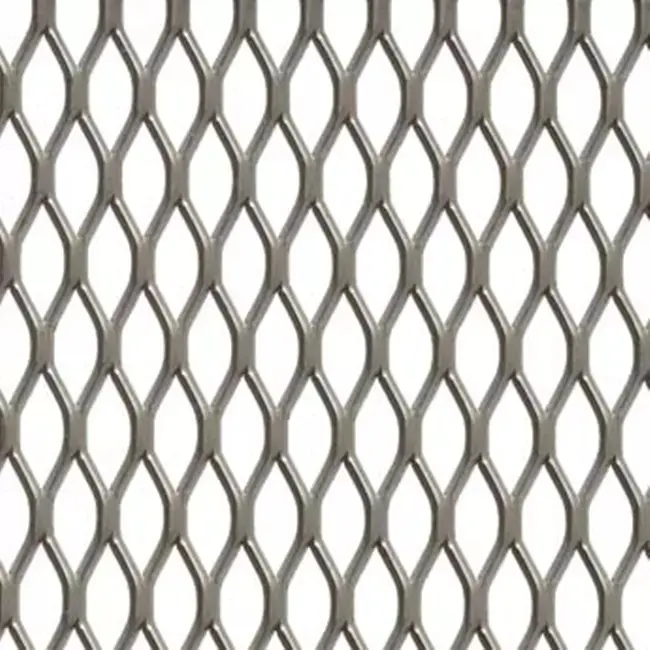 La maglia metallica espansa d'acciaio di alluminio di vendita calda rotola la grata nella maglia metallica espansa della maglia del rombo
