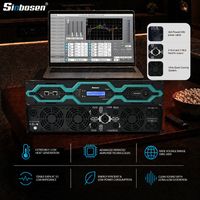 Module d'amplificateur de puissance numérique stéréo DSP classe D 3200W 2U 2 ohms, équipement audio professionnel