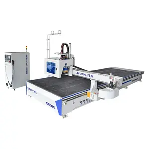 Roteador CNC multifuncional A6-2060-C8-S para entalhar e perfurar na lateral da placa para fábricas de processamento de madeira