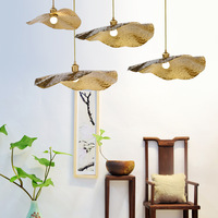 Suspension LED moderne en métal doré pour salle à manger chinoise, hauteur réglable, garantie 3 ans, pour restaurants de taille moyenne