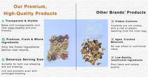 Té de Ginseng Herbal para la Vitalidad Masculina, Bienestar de la Piel, Belleza y Control del Azúcar en Sangre, en Bolsitas - Product Image 4