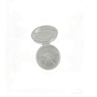 Commande en gros disponible : Tube en plastique PP personnalisé de 30 * 95 mm avec compartiment pour pilules, bonbons, petites pièces