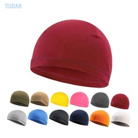 Forro de casco de malla para hombre, gorras de calavera blancas, sombrero de ciclismo que absorbe el sudor, gorro de refrigeración para deportes de ciclismo