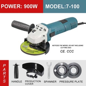 Outils électriques angulaires 100/115/125 mm Meuleuse d'<span class=keywords><strong>angle</strong></span> électrique portable Machine de découpe de carreaux en céramique Machine de meulage de métal Polisseuse de rouille de fer - Product Image 2