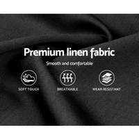 Cadre de Lit King Size avec Rangement et 4 Tiroirs en Tissu Anthracite