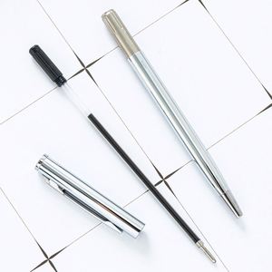 Metal Slim Plating <b>Gold</b> Giveaway Gift Office Advertising Promotion Hotel Ballpoint <b>Pen</b> Customize Logo - Product Image 5
