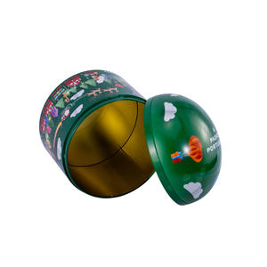 Caja Musical Cilíndrica de Hojalata de Grado Alimenticio Premium - Envase Metálico Musical Giratorio para Dulces, Galletas, Velas, Regalos Navideños - Product Image 4