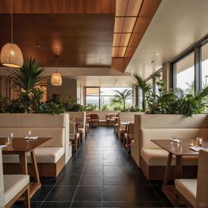 Juego de Mesa y Sillas de Comedor de Madera Moderna y Duradera para Restaurantes, Hoteles de Cinco Estrellas, Resorts, Villas, Bares y Parques - Product Image 3