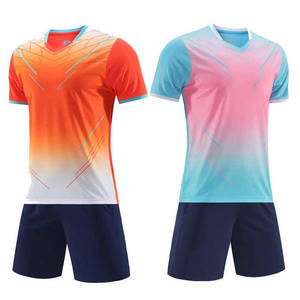 Fútbol Jersey Equipo Últimos diseños Traje de fútbol juvenil Conjunto Uniformes de fútbol personalizados Uniformes diseñados - Product Image 5