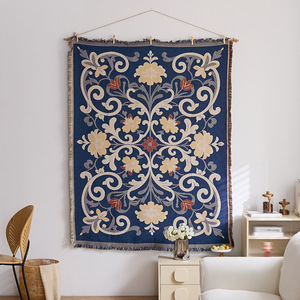 Tapisserie murale turque iranienne, style bohème, design abstrait, décoration rectangulaire en tissu pour l'intérieur, pour le Ramadan - Product Image 2