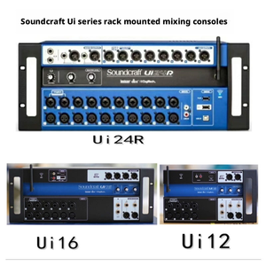 จำหน่ายโดยตรงจากผู้ผลิต คอนโซลมิกซ์เสียงดิจิตอล Soundcraft <span class=keywords><strong>UI12</strong></span> UI16 UI24 สำหรับงานเวทีระดับมืออาชีพ แบบติดตั้งบนแร็ค - Product Image 2