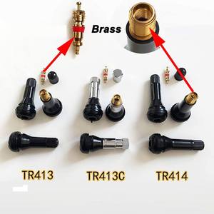 Válvulas de Neumático Core Snap-in Tr 413 para Automóvil, de Goma y Latón, sin Cámara, para Vehículos de Pasajeros - Product Image 5