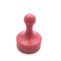 Aimant puissant en plastique coloré pour réfrigérateur, mini-aimant de bureau, aimant pour masque
