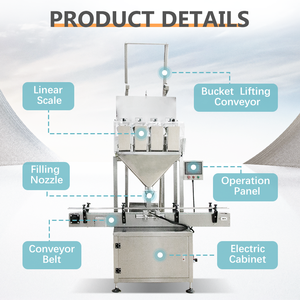Máquina Automática para Llenar Botellas de 500g con Anacardos, Pistachos, Pasas y Frutos Secos, Venta de Fábrica - Product Image 2