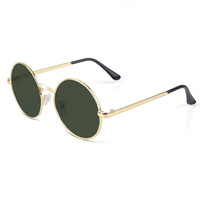 Nouvelles Lunettes de Soleil UV400 à Monture Complète, Grandes Montures, pour Conducteurs, Vente en Gros, Pêche, Hommes, Monture Ronde, Lunettes de Conduite