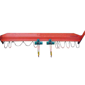 2 टन 5 टन 10 टन 20 टन उच्च कुशल तार रस्सी होस्ट एकल गर्डर ओवरहेड क्रेन - Product Image 1