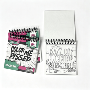 Mini Libro <span class=keywords><strong>da</strong></span> Colorare a Spirale Portatile Antistress con Pagine Staccabili Tascabile per <span class=keywords><strong>Adulti</strong></span> - Product Image 4