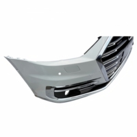 Bumper Depan dengan Grille Krom OEM 4N0807065A Suku Cadang Bodi Mobil untuk Audi A8 D5 2018-2021 A8L Quattro Cover Bumper Depan Lengkap
