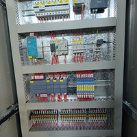 Gabinete de Distribución Eléctrica de Acero Inoxidable IP65 con Control PLC, Panel de Bajo Voltaje 50/60Hz para Automatización Industrial
