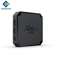 Boîtier TV Android 9.0 X96 5G, boîte TV, couleur noire en plastique, boîte TV Internet FTTH, DC 5V/2A, vente chaude
