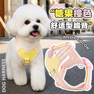 Dog leash, small dog, pet <b>harness</b>, dog leash, puppy <b>harness</b>, dog walking leash. - Product Image 5
