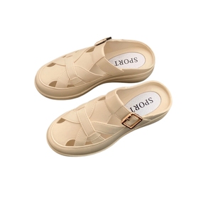 UP-0747D adorabili <span class=keywords><strong>sandali</strong></span> da spiaggia piatti da donna scarpe Casual con plateau con suola spessa - Product Image 2