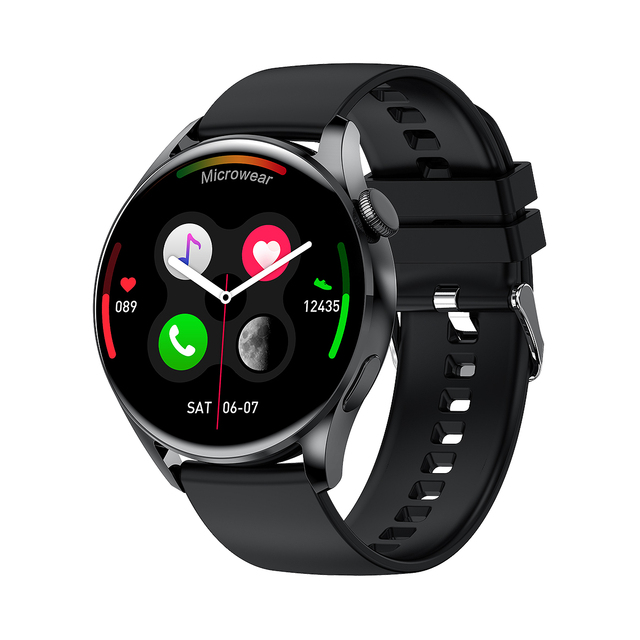 Wear3 Smart Watch 1.32 IPS 360*360 Fashionable IP68 Waterproof High-end BT Call Heart Rate Smartwatches for Mobile Phones