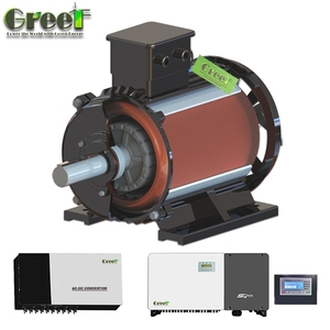 เครื่องกำเนิดไฟฟ้าแม่เหล็กซิงโครนัสแบบใช้น้ำ 45 กิโลวัตต์ 350 รอบต่อนาที CE AC 3 เฟส หรือแบบ Zero Line PMG ซีรีส์ 3 ปี CN;SHN - Product Image 1
