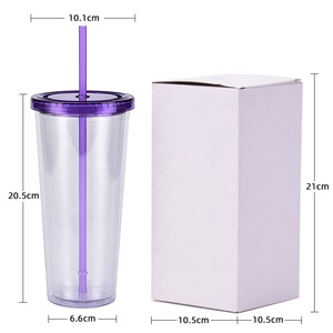 แก้วน้ำพลาสติกทนทานขนาด 24 ออนซ์ แบบสองชั้น - Product Image 6