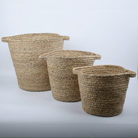Paniers tissés avec poignées, paniers de rangement pour ranger des objets