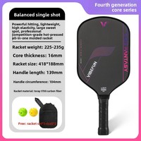 Nouvelle conception, vente chaude : Ensemble de raquettes de pickleball en fibre de carbone T700, avec noyau GEN4 pressé à chaud et tissu de haute qualité.