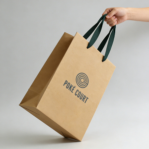 Sacs cadeaux personnalisés recyclables pour vêtements de vente au détail, emballage avec logo personnalisé, sac de shopping en papier kraft brun <span class=keywords><strong>pas</strong></span> <span class=keywords><strong>cher</strong></span> avec poignée - Product Image 3