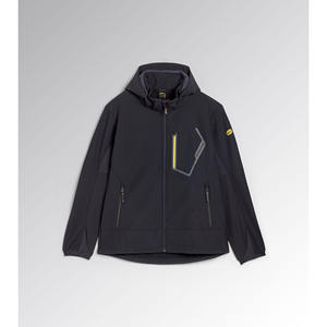 Chaqueta Diadora Softshell Evolution Negra XL Impermeable de Corte Regular con Costuras Selladas, Ropa de Seguridad para Fábrica/Taller - Product Image 1