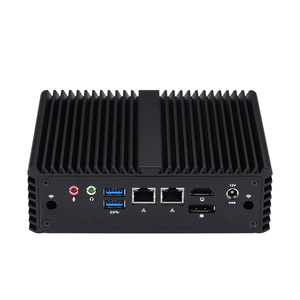 Q10521P/Q10621P-S08 Qotom Q10500P Quad Core J4105/J4125 <b>Mini</b> <b>PC</b> 4 6 USB Embedded Fanless Industrial Computer - Product Image 2