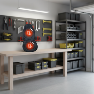 Calentador de cojín de asiento delantero automático de 12V, cubierta de asiento de coche con calefacción eléctrica y control de calentador de invierno - Product Image 1