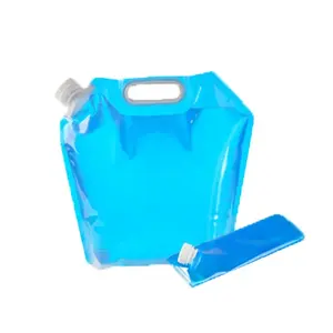 Eco-Friendly Portable Spout Bag 480Ml Plastic Water Bag Bpa Free 100Ml Liquid Printing Spout Pouch