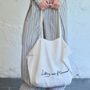 Sac à main en coton écologique 40*25*12cm Sac fourre-tout en coton réversible Double face utilisable Motifs personnalisés différents - Product Image 4