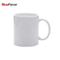 Tasse vierge en céramique personnalisable, pour café, Sublimation, 15 pièces, 11oz, simple, produit de fabrication,