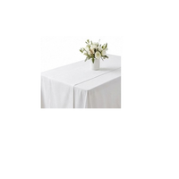 Linge de table tissé blanc de qualité supérieure, confectionné en tissu 100 % coton pur, toucher doux, haute durabilité, entretien facile
